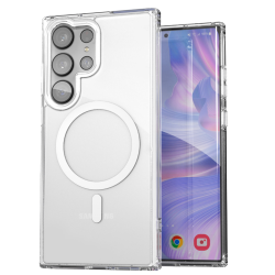 Θήκη Σιλικόνης Tech-Protect Flexair Hybrid Magsafe Case για Samsung Galaxy S25 Ultra - Διάφανο