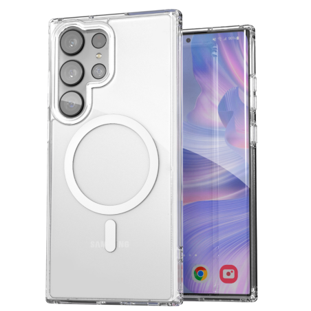 Θήκη Σιλικόνης Tech-Protect Flexair Hybrid Magsafe Case για Samsung Galaxy S25 Ultra - Διάφανο