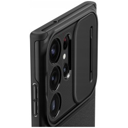 Spigen Optik Armor Back Cover Ανθεκτικό για Galaxy S25 Ultra - Μαύρο