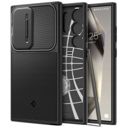 Spigen Optik Armor Back Cover Ανθεκτικό για Galaxy S25 Ultra - Μαύρο