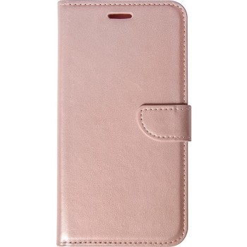 Θήκη flip με υποδοχή καρτών και δυνατότητα STAND για Xiaomi Poco F6 - Ροζ Χρυσό