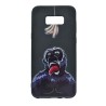 Θήκη σιλικόνης σχέδιο 'Hungry Gorilla' για Samsung S8 Plus - μαύρο