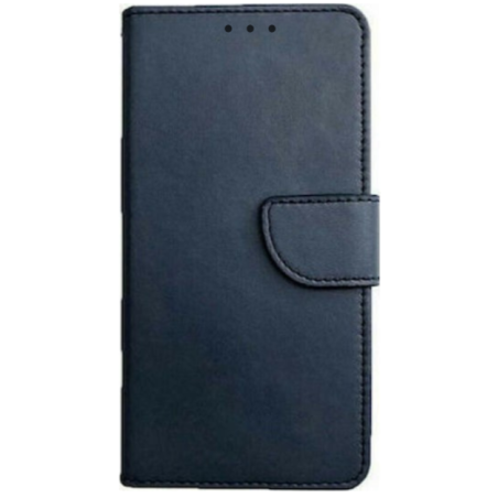 Θήκη flip με υποδοχή καρτών και δυνατότητα STAND για Xiaomi Redmi 14C - Σκούρο Μπλε