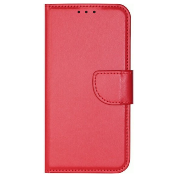Θήκη flip με υποδοχή καρτών και δυνατότητα STAND για Xiaomi Redmi Note 13 Pro 4G - Κόκκινο