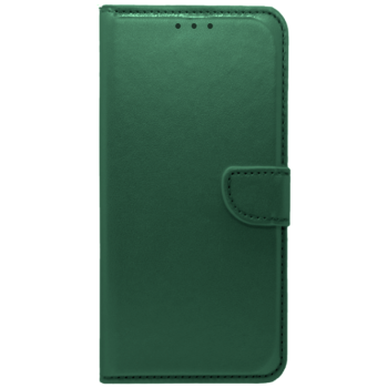 Θήκη flip με υποδοχή καρτών και δυνατότητα STAND για Xiaomi Redmi Note 13 Pro 4G - Σκούρο Πράσινο