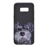 Θήκη σιλικόνης σχέδιο 'Cute Doggy' για Samsung S8 Plus - μαύρο Θήκη σιλικόνης σχέδιο 'Cute Doggy' για Samsung S8 Plus - μαύρο