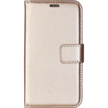 Θήκη flip με υποδοχή καρτών και δυνατότητα STAND για Xiaomi Poco F6 Pro - Χρυσό