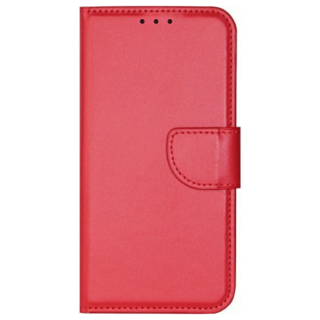 Θήκη flip με υποδοχή καρτών και δυνατότητα STAND για Xiaomi Redmi Note 11 Pro - Κόκκινο
