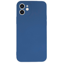 Θήκη Silky And Soft για iPhone 12 - Σκούρο Μπλε