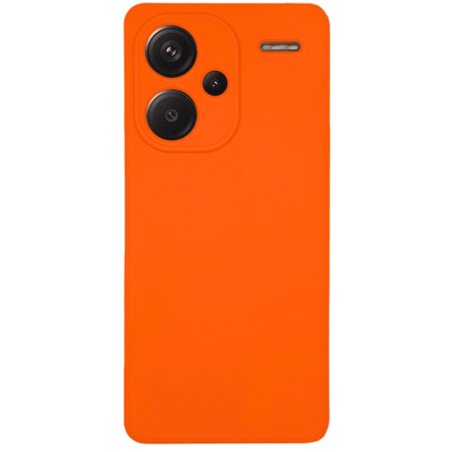 Θήκη Silky And Soft για Xiaomi Redmi Note 13 Pro Plus 5G - Πορτοκαλί