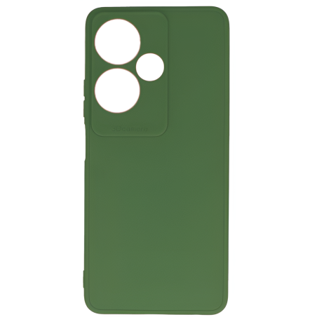 Θήκη σιλικόνης TPU Ultra Slim 0.3mm soft mat για Xiaomi Redmi Note 13 4G - Σκούρο Πράσινο