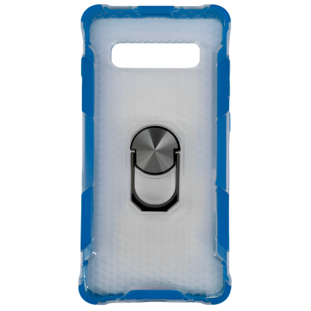 Θήκη Honeycomb Armor με Ring Holder για Samsung Galaxy S10 Plus - Μπλε