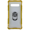 Θήκη Honeycomb Armor με Ring Holder για Samsung Galaxy S10 Plus - Κίτρινο