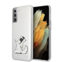 Karl Lagerfeld “Choupette Fun” Hard Case Θήκη προστασίας από σιλικόνη – Samsung Galaxy S21 Plus G996 Διάφανη