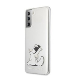 Karl Lagerfeld “Choupette Fun” Hard Case Θήκη προστασίας από σιλικόνη – Samsung Galaxy S21 Plus G996 Διάφανη