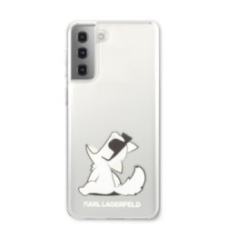 Karl Lagerfeld “Choupette Fun” Hard Case Θήκη προστασίας από σιλικόνη – Samsung Galaxy S21 Plus G996 Διάφανη