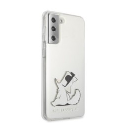 Karl Lagerfeld “Choupette Fun” Hard Case Θήκη προστασίας από σιλικόνη – Samsung Galaxy S21 Plus G996 Διάφανη