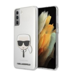 Karl Lagerfeld “Karl's Head” Διάφανη θήκη προστασίας από σιλικόνη – Samsung Galaxy S21 Plus G996 KLHCS21MKTR - Διάφανη