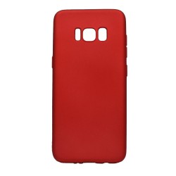 Θήκη σιλικόνης TPU Gel Ultra Thin mat για Samsung S8 - κόκκινο