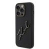 Karl Lagerfeld “Karl Script Logo” Hard Case Θήκη προστασίας από σιλικόνη – iPhone 15 Pro Black – KLHCP15LSKSBMCK