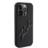 Karl Lagerfeld “Karl Script Logo” Hard Case Θήκη προστασίας από σιλικόνη – iPhone 15 Pro Black – KLHCP15LSKSBMCK