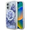 Guess Magsafe “Liquid Glitter Flower" Hard Case Θήκη προστασίας από σκληρό πλαστικό – iPhone 16 Μωβ – GUHMP16SLFMWTU