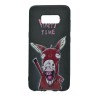 Θήκη σιλικόνης σχέδιο 'Happy Donkey' για Samsung S8 - μαύρο