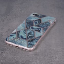 Geometric Marmur Case for Samsung Galaxy A72 4G / A72 5G dark blue