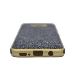 Θήκη σιλικόνης με εξωτερικό Glitter για Samsung S8 - μαύρο