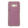 Θήκη σιλικόνης με εξωτερικό Glitter για Samsung S8 - ροζ