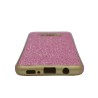 Θήκη σιλικόνης με εξωτερικό Glitter για Samsung S8 - ροζ