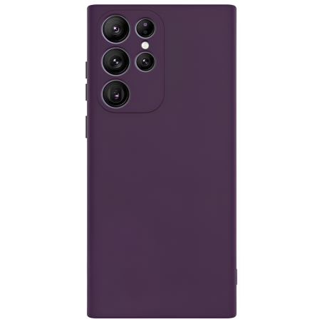 Θήκη Silky And Soft για Samsung Galaxy S25 Ultra - Σκούρο Μωβ