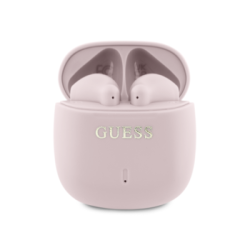 Guess Printed Classic Logo Bluetooth Stereo Headset True Wireless Ασύρματα Ακουστικά & θήκη φόρτισης Ροζ – GUTWSJ14ESGP