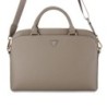 Guess Grained Triangle Logo Computer Bag 15"-16" Brown - GUCB15PGTSPSW Guess Grained Triangle Logo Computer Bag 15"-16" Brown - GUCB15PGTSPSW