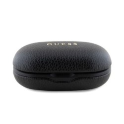 Guess Grained Printed Classic Logo True Wireless ENC Earphones Black - GUTWSPGTSPSK