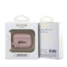 Guess “4G Charm Collection” Θήκη προστασίας απο Σιλικόνη για Apple Airpods Pro 2 με χρυσό κρεμαστό στολίδι σε σχήμα καρδιάς Ροζ