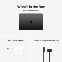 Apple MacBook Pro 14" (2024) 14.2" Retina Display 120Hz (M4-Pro 14‑core/24GB/1TB SSD) GR - Space Black
