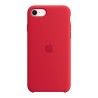 Apple Silicone Case Back Cover για iPhone SE - Red