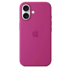 Apple Silicone Case with MagSafe Back Cover για iPhone 16 - Φούξια