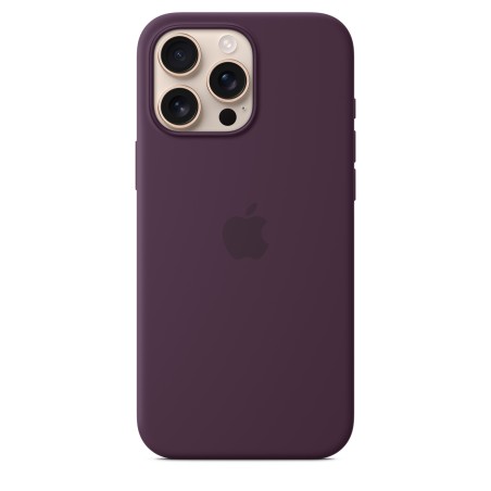 Apple Silicone Case with MagSafe Back Cover για iPhone 16 Pro Max - Plum
