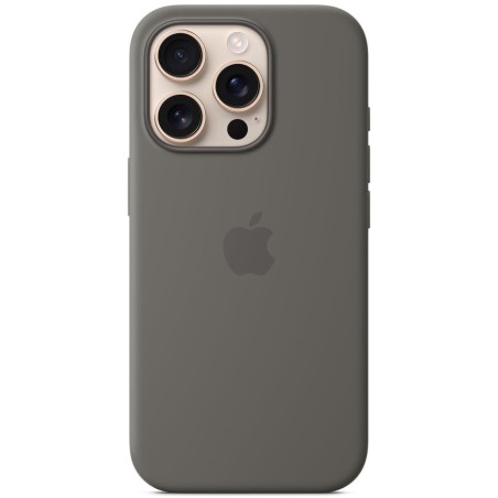 copy of Apple Silicone Case with MagSafe Back Cover για iPhone 16 Pro Max - Stone Gray