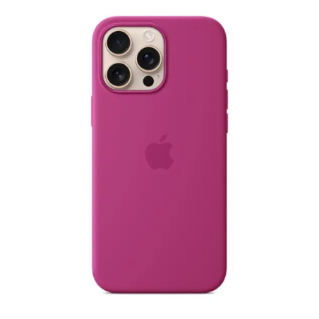Apple Silicone Case with MagSafe Back Cover για iPhone 16 Pro Max - Fuchsia