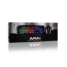 Zeroground KB-1700GUMS ARAI Πληκτρολόγιο με RGB φωτισμό & Ποντίκι US - Μαύρο