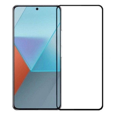 3D Tempered Glass Full Cover & Full Glue για Xiaomi Redmi Note 14 Pro - Μαύρο
