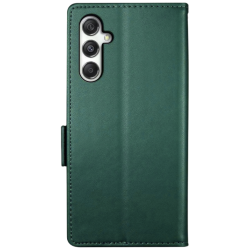 Θήκη flip με υποδοχή καρτών και δυνατότητα STAND για Samsung Galaxy A36 - Σκούρο Πράσινο