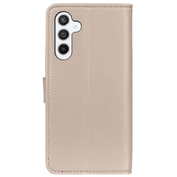 Θήκη flip με υποδοχή καρτών και δυνατότητα STAND για Samsung Galaxy A36 - Χρυσό