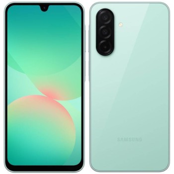 Samsung Galaxy A26 5G Mint, μπροστά και πίσω όψη