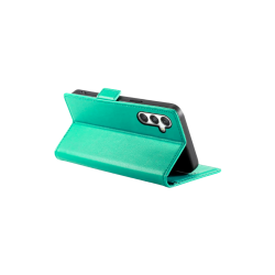 Θήκη flip με υποδοχή καρτών και δυνατότητα STAND για Samsung Galaxy A36 - Τιρκουάζ