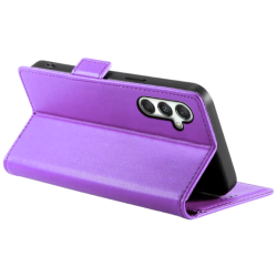 Θήκη flip με υποδοχή καρτών και δυνατότητα STAND για Samsung Galaxy A36 - Μωβ