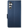 Θήκη flip με υποδοχή καρτών και δυνατότητα STAND για Samsung Galaxy A36 - Σκούρο Μπλε